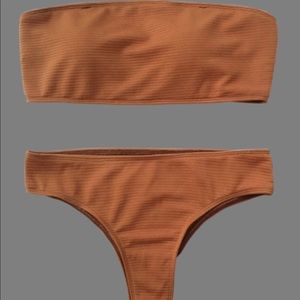 ZAFUL high cut bandeau bikini